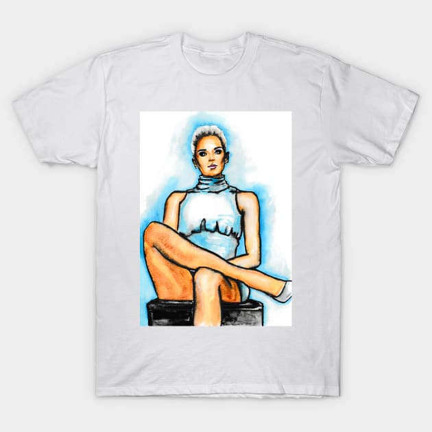 Sharon Stone T-Shirt by Svetlana Pelin